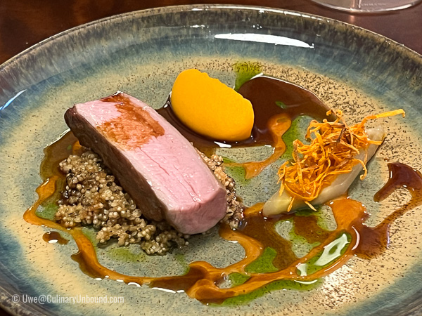 Lamb with carrots and millet